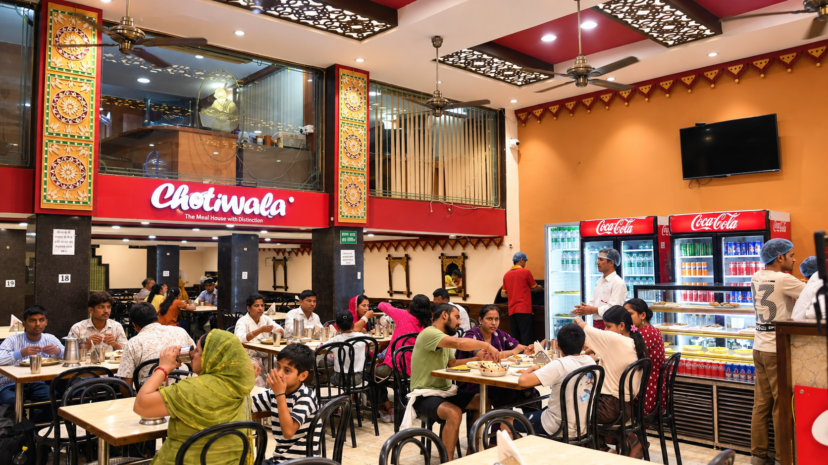Chotiwala Indian Restaurant Interior